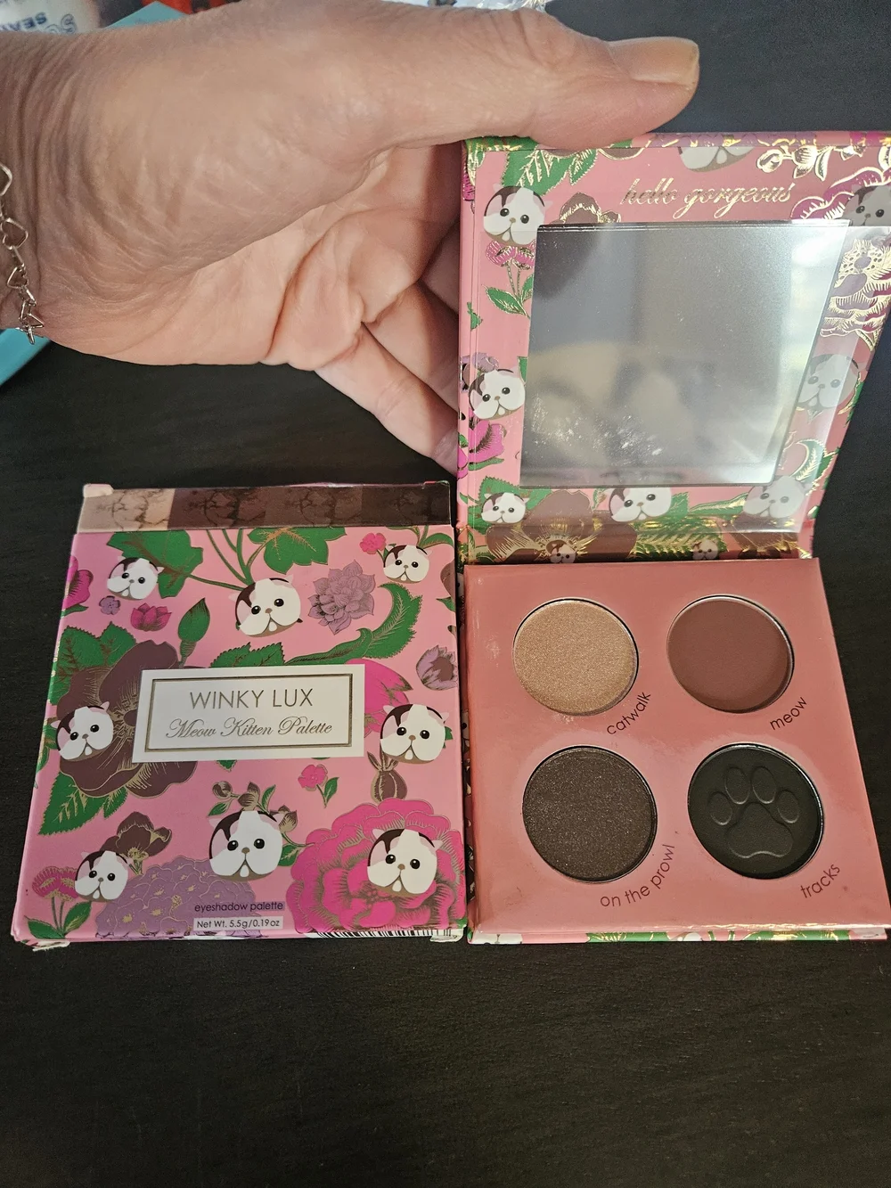 WINKY LUX Meow Kitten Eyeshadow Palette – Catwalk, Meow, Prowl, Tracks.